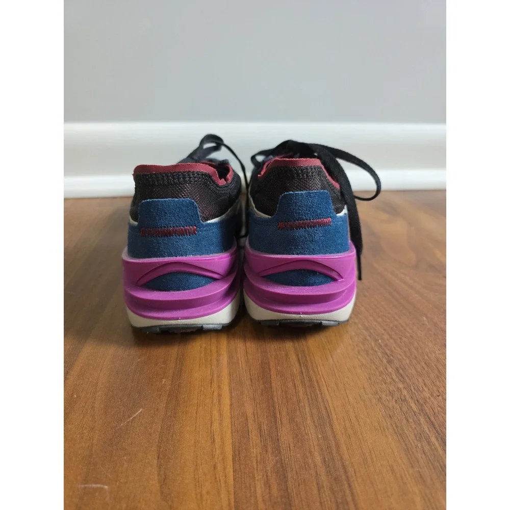 Nike Waffle One Shoes Women 8 Black Maroon Blue Purple NEW Sneakers DC2533-001